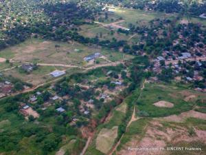 Une vue aérienne de la ville de Mbuji-Mayi, chef-lieu de la province du Kasaï-Oriental (RDC). Panoramio.com/Ph. VINCENT Francois