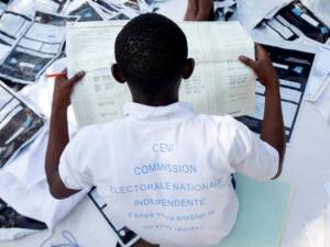 Officials are compiling the results from Sunday's election
