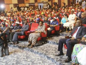 L’assistance lors de la présentation des rapports par les observateurs électoraux, membres de différentes organisations à Kinshasa, le 02/01/2019, pour les élections tenues le 30 décembre 2018 en RDC. Radio Okapi/Photo John Bompengo